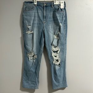 NWT curvy ultra high rise vintage straight jeans